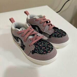 Air Jordan Floral Kids Sneakers with Pink Accents